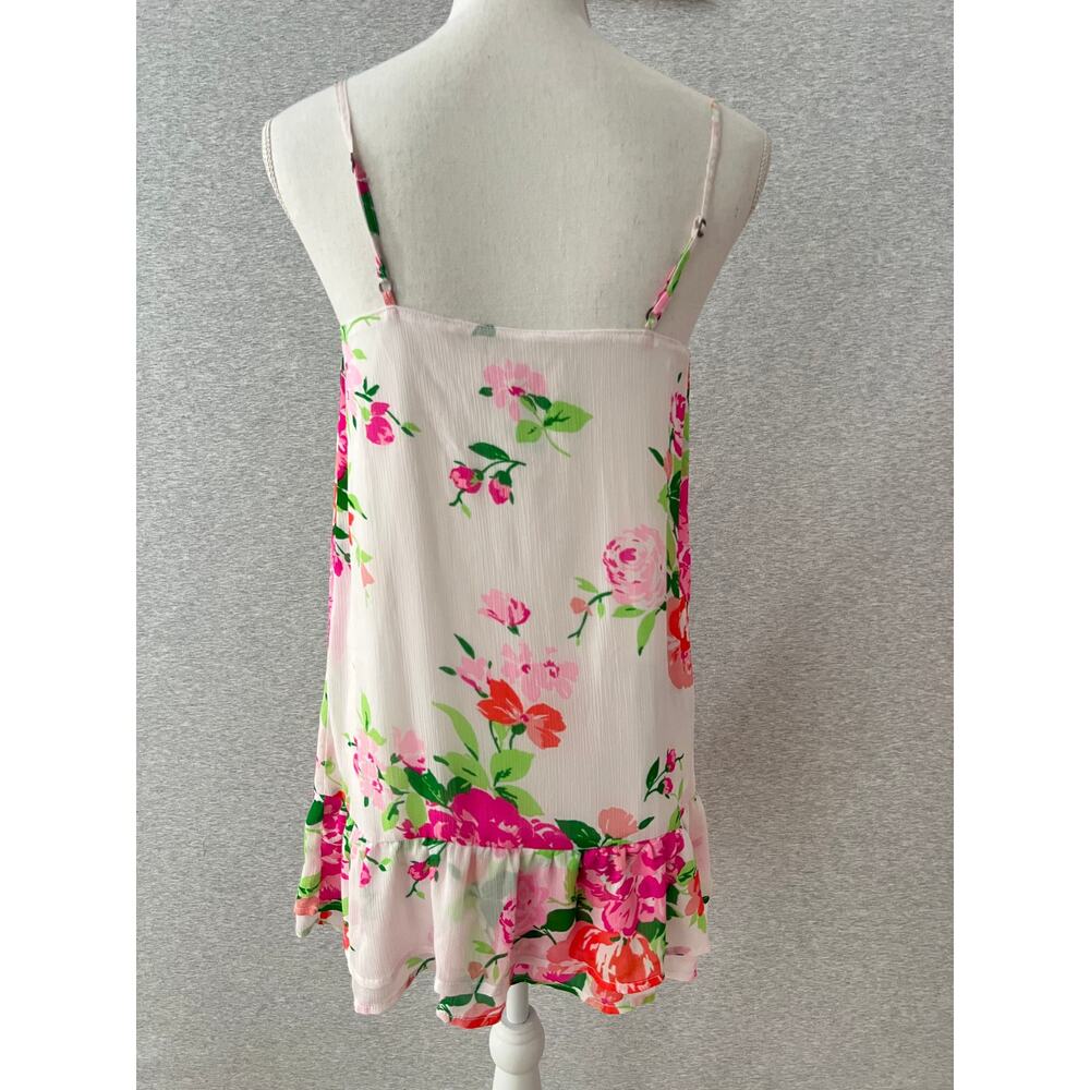 Abercrombie & Fitch Baby Doll Floral Mini Slip Dress Size Small Floral Feminine - Picture 4 of 12
